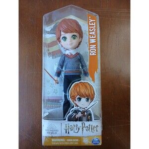 Wizarding World Harry Potter 8" Ron Weasley Doll By Spinmaster Poseable W/ Wand